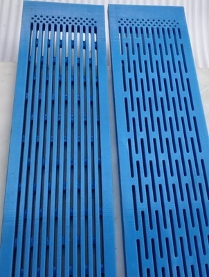 Elementos de deshidratación de plástico UHMWPE para máquinas de fabricación de papel