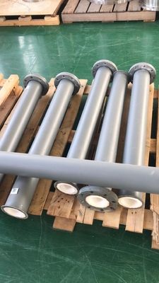 Tubo de acero al carbono con revestimiento cerámico resistente al desgaste y personalizable para aplicaciones de trabajo pesado