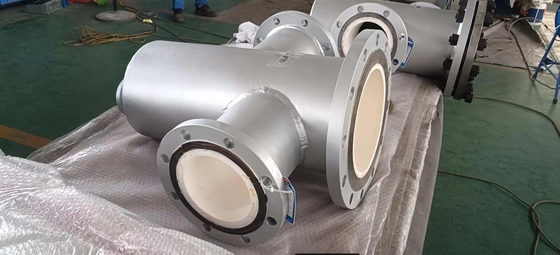 Tubo/codo cerámico revestido de acero inoxidable y acero carbono personalizado para diversas industrias