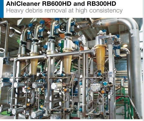 Rb600 limpiador de pulpa de papel reciclado para sistema de centricleaner avanzado en molinos de papel