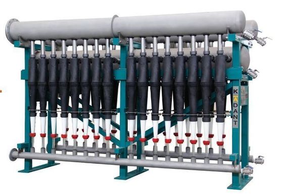 Limpieza centrífuga de baja consistencia para máquinas de fabricación de papel hecha de celulosa virgen