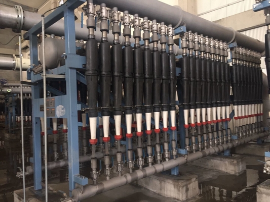 Molino de papel de celulosa Xcel 150 Hidrociclón de baja consistencia Cono superior negro sin procesamiento